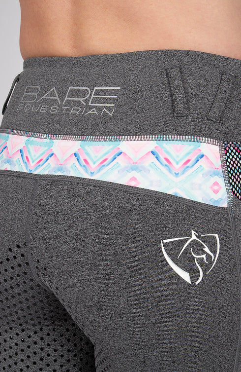 Youth Performance Riding Tights - Azure